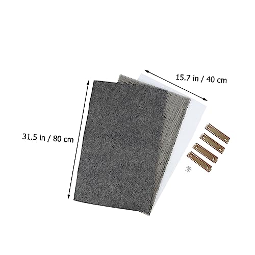 1set Reptile Terrarium Liner Mat Breathable Washable Reptile Cage Carpet for Snakes Turtles and Lizards for - color: Light Grey