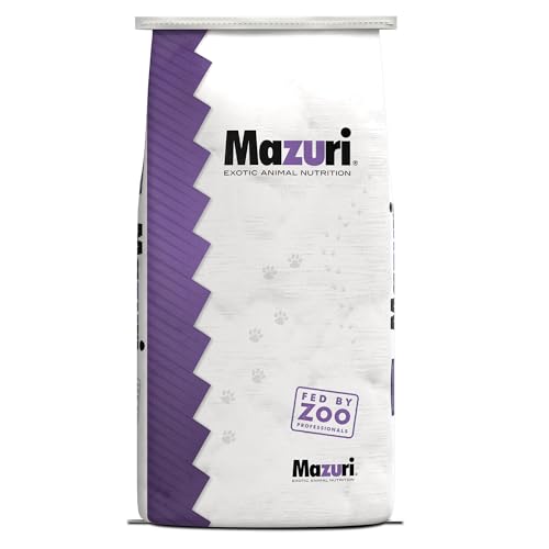 Mazuri® Herbivorous Reptile Diet | Food for Plant-Eating Herbivorous Lizards, Green Iguanas, Uromastyx Lizards | 25 Pound (25 LB) Bag