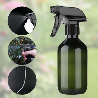Arkeiliy 2-Pack Leakproof Spray Bottles (300ml/10oz) - Adjustable Nozzle for Fine Mist & Jet Stream | Premium Refillable Plastic Bottles for Hair Styling, Plant Misting, Cleaning Solutions (C+G) - color: C+G