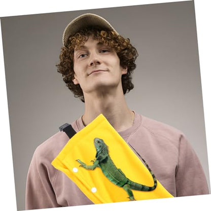 UKCOCO Portable Reptile Outdoor Bag Bearded Dragon Sling Carrier Lizards Sling Carrier Small Pet Carrying Bag Pet for Travel