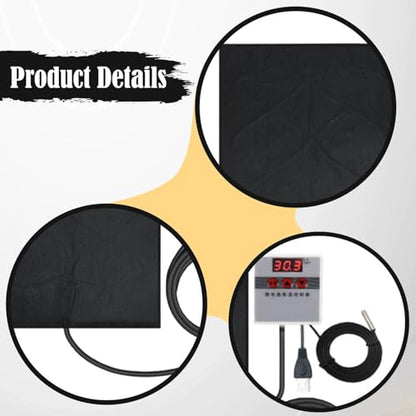 Pad Electric Blanket Indoor Warm Cushion Made of Waterproof Insulated Suitable for Reptiles, 20cmx30cm - size: 20cmx30cm