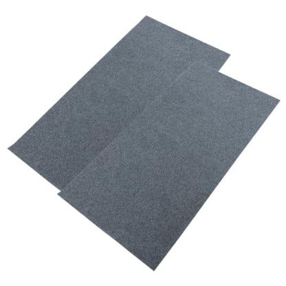 2pcs Reptile Carpet Mat Gray Terrarium Liner Cushion for Snakes Lizards Turtles Tortoises Breathable Washable Substrate for Pet Breeding Cage