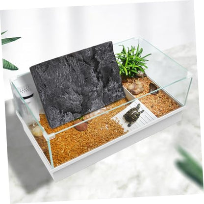 Alipis Stone Background Board for Reptile Tank 3D Aquarium Decor Fish Tank Decorative Panel