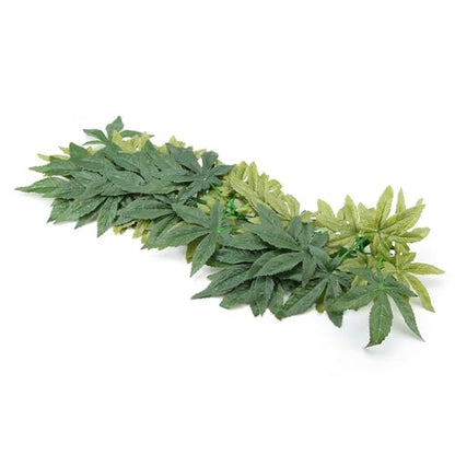 Sonew Lifelike Green Artificial Plant for Aquarium and Fish Decoration 30cm - Plastic Plant with Suction Cup for Reptile Terrariums and Underwater Decor (20 inches 50cm) - size: 20 inches 50cm