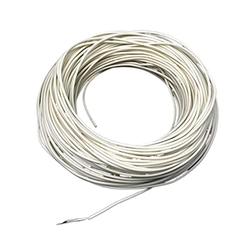 Pipe House Silicone Rubber Spiral Heater Wire, Waterproof Blanket Heating Pad Electric Heating Clothes Hotline, for Aquaculture Hatchery Soil Electronics (Size : 10 Meters, Color : 25 Ohm) - color: 25 Ohm, size: 10 meters