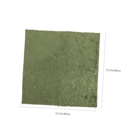 COLLBATH Reptile Carpet Mat for Imitation Grass Liner Reusable Breathable Washable Substrate for Snakes Lizards Turtles Comfortable Habitat