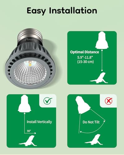 Pawfly UVB Light for Reptiles, 3 W 5.0 UVB Bulb, Tropical Reptile UVA UVB Lamp for Calcium & Vitamin D3 Synthesis, High Intensity LED Lamp for Turtle, Lizard & Red-Footed Tortoise - size: 3 W 5.0 UVB