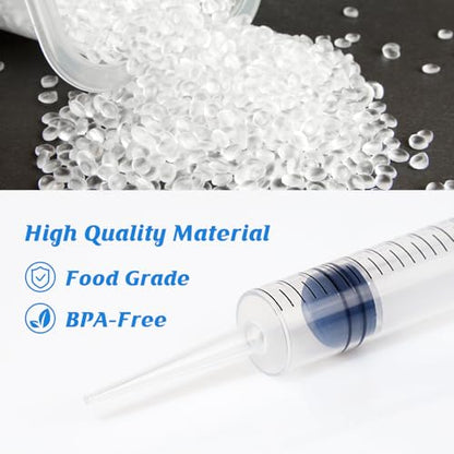 Wisdom Teeth Syringe, 12ml Dental Irrigation Syringe with Measurement, Sterile Individually Package for Oral Dental Care, Tonsil Stones Removing, Lab, Liquid, Feeding (10 Pack) - style: Straight Tip 10 Pack