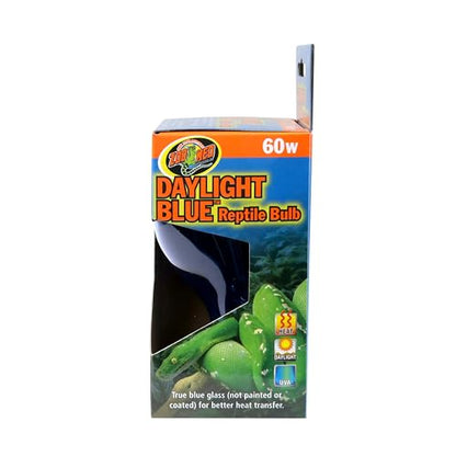Zoo Med Daylight Blue Reptile Bulb [Set of 2] Watt: 60 Watts