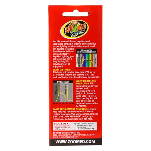 Zoo Med ReptiSun 5.0 Mini Compact Fluorescent Lamp 13 Watts - size: 1 Count (Pack of 1)
