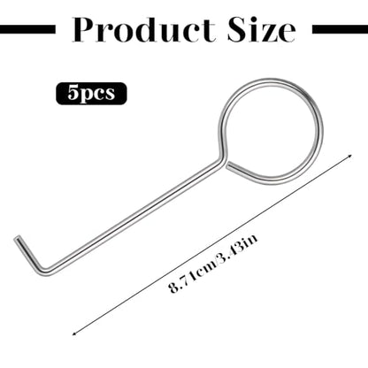 5 Pcs Drain Key Lifting Hooks, Stainless Steel Drain Removal Tool | Shower Drains Lifting Hook Grate Removal Sink for Easy Shower Drains Cleaning