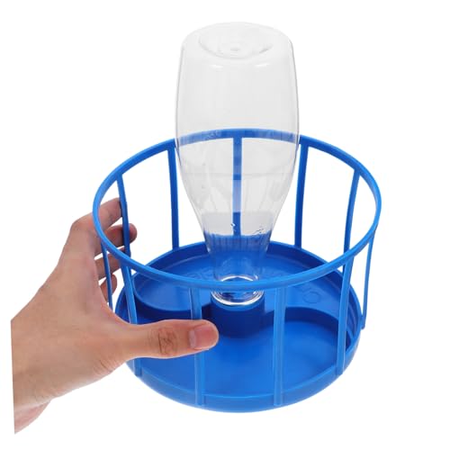 Leopard Gecko Feeding Dish Reptile Water Bowl Large Reservoir Easy to Clean Automatic Water Feeder