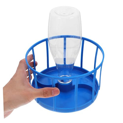 Leopard Gecko Feeding Dish Reptile Water Bowl Large Reservoir Easy to Clean Automatic Water Feeder