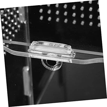 BESPORTBLE Clear Acrylic Reptile Breeder Box with Ventilation Transparent Terrarium for Spiders Geckos and Pets Reptile Feeding and Storage Case - size: 10x8cm