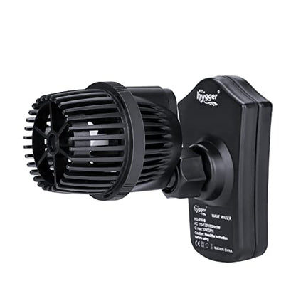 hygger 1050 GPH Aquarium Wave Maker Pump with Strong Magnetic Suction Base, Ultra-quiet 360 Degree Rotating Submersible Power Head, for 20-60 Gal Freshwater Saltwater Tank - size: 1050GPH (5W)