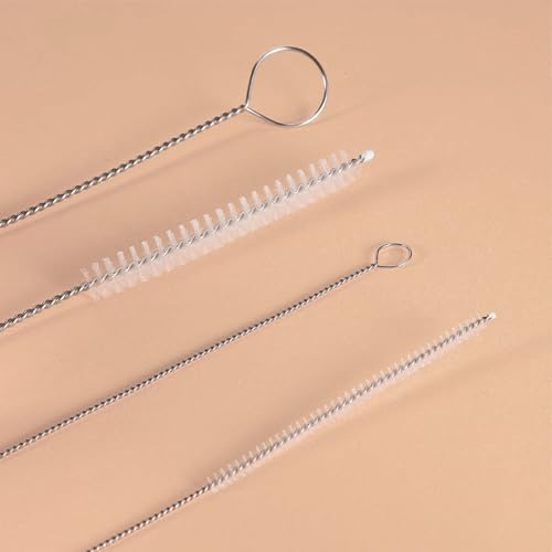 2 Pack 40 Inch Dual Size Straw Cleaner Brush, Flexible Pipe Cleaner for AC & Car Sunroof Drain Clog Removal