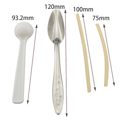 ZCZQC 6PCS Parrot Feeding Tools Food Grade Soft Silicone Feeding Syringe for Feeding Milk or Medication to Baby Birds and Sick Birds Milk Spoon Feeder Feeding Syringe Large Needle Milk Cup 100ml