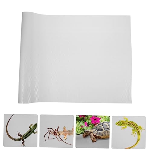 Reptile Carpet Terrarium Substrate Liner Large Bearded Dragon Bedding Snake Terrarium Accessories Eva Material Cut to Fit - color: White
