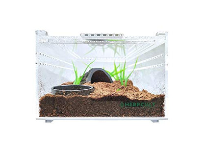 Herpcult Magnetic Acrylic Mini-Flat Enclosure 8 x 6 x 4
