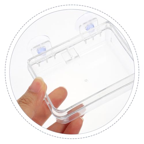 VILLCASE Reptile Feeding Dish with Suction Cup, Large Water Bowl Feeder for Bearded Dragons, Geckos, and Lizards, Escape-Proof Food and Water Container for Terrarium Use