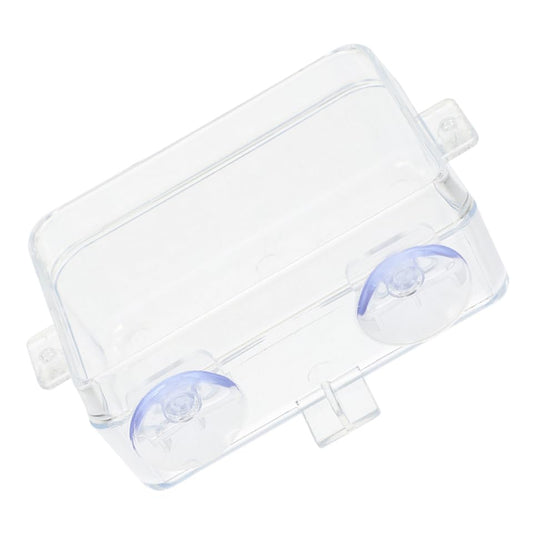 Milisten Secure Reptile Feeder Cup Bearded Dragon Water Dish Lizard Feeder Gecko Food Dish Chameleon Feeding Bowl Reptile Bowl for Snake - color: Transparent, size: 13.50X6.50X3.50CM
