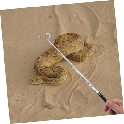 POPETPOP Retractable Reptile Catching Hook Snake Catcher for Reptiles Snake Capture Hook