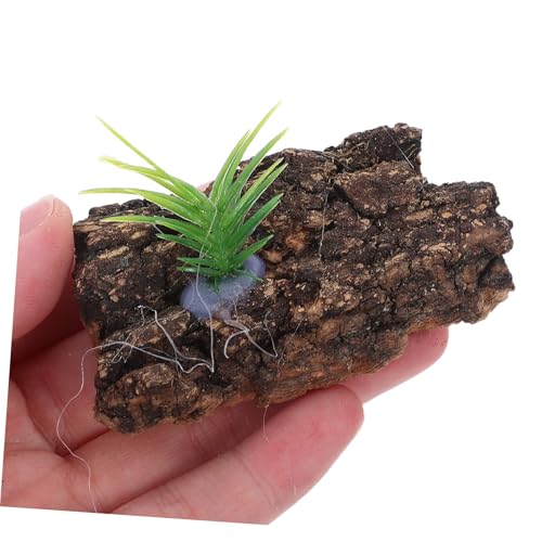 20pcs Natural Cork Bark for Reptile Terrarium Non-Toxic Tree Bark Background for Reptile Tank Climbing and Shelter Decor for Lizards Turtles Amphibians Aquarium Habitat Accessories