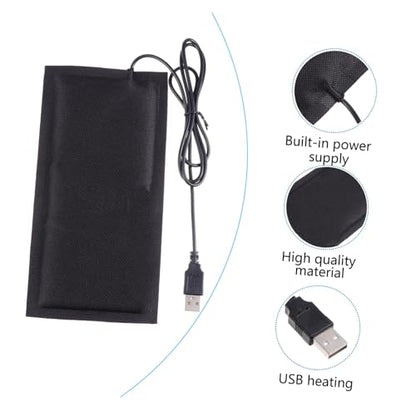 COLLBATH USB Powered Reptile Heating Pad Small Terrarium Heat Mat for Snake Lizard Turtle Under Tank Warmer with Flame-Retardant Safe for Pets