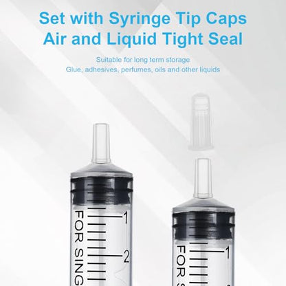 10 Pack 3ml/cc Syringe with Cap, Small Plastic Syringes without Needle, Individually Wrapped, for Liquid Oral Measurement, Scientific Lab, Colostrum Collect, Feeding Pet, Watering - style: 3ml