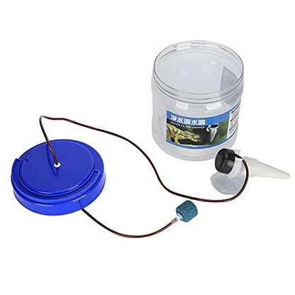 Reptile Water Dripper Kit with Filtering Effect, Easy Control for Geckos, Lizards. Large 1300ML Capacity Water Bottle, Drip Tool for Humidification with Mat Material