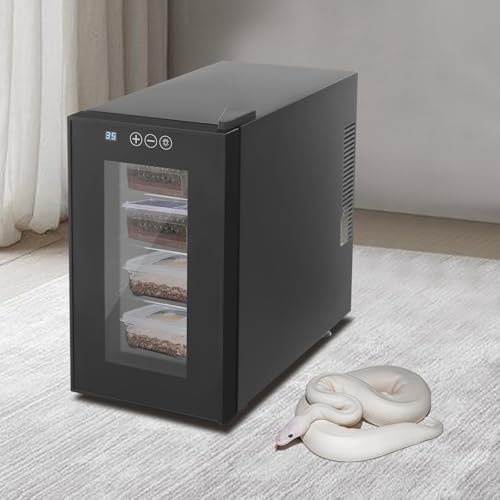 23L Reptile Cabinet Incubator 50 to 104°F Adjustable Snake Egg Incubator Reptile Egg Incubator with Smart Climate Adaptation & LED Display for Hatching Turtle, Lizard, Snake's Egg