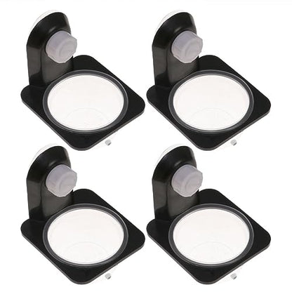 BESPORTBLE 8pcs Reptile Food Bowl Durable Black Feeding Dish for Lizard Gecko Iguana and More Space-Saving Design Easy Clean Features Suitable for Tanks and Boxes