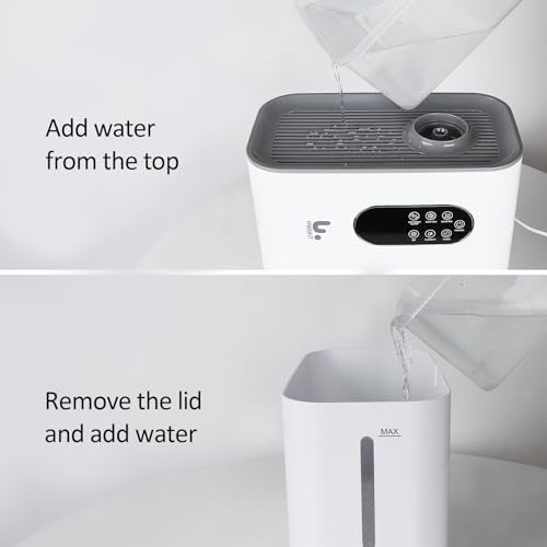 Reptile Fogger with Heating Terrariums Humidifier Fog Machine Mister 6.5L Large Size Ideal for Paludarium/Vivarium/Reptiles/Amphibians/Herps