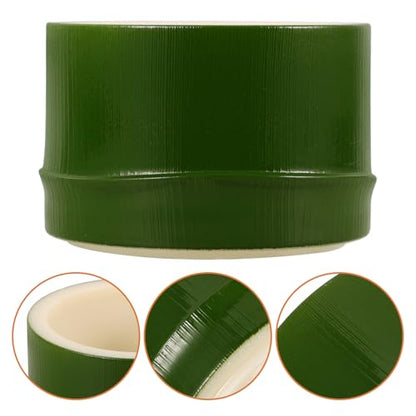 Cabilock Reptile Feeding Bowl and Water Dish Ceramic Lizard Food Feeder with Anti-Escape Design for Gecko Bearded Dragon Terrarium Use