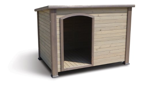 Precision Pet Extreme Log Cabin Large 45.5" x 33" x 32.8" Taupe - color: Taupe, size: Large, style: Extreme Outdoor Log Cabin