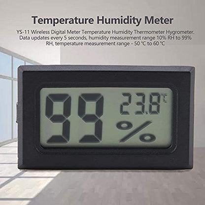 Mini Hygrometer Thermometer Digital Temperature Humidity Meter Built in Probe Aquarium Thermometer for Homes