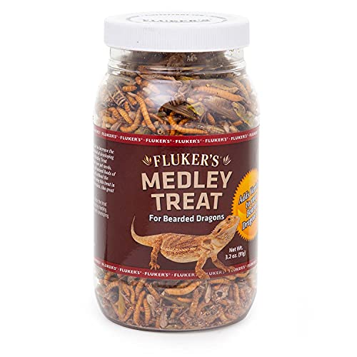 Fluker's Bearded Dragon Medley Treat Food,3.2-Ounce (72023),(Pack of 2) - size: 3.2 Ounce (Pack of 2)