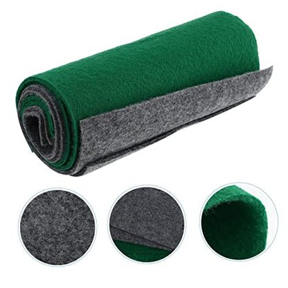 balacoo 8pcs Reptile Carpet Bedding Mat Substrate for Snakes Geckos and Tortoises and Easy to Clean Grey Mats for Terrarium Use