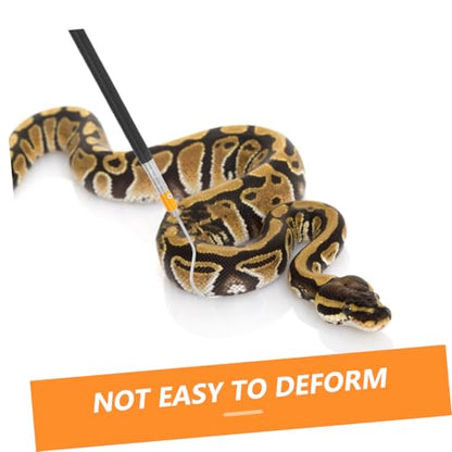 HANABASS 1.5m Telescoping Snake Hook with Adjustable Stainless Steel Snake Handling Tool for Safe and Efficient Capture of Various Portable Reptile Accessory