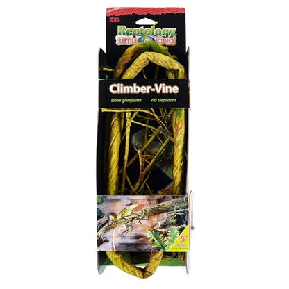 Penn-Plax Reptology Reptile Climber-Vine – Thick Green Vine Decoration for Terrariums – 5” Length (REP401) - size: 5' Green