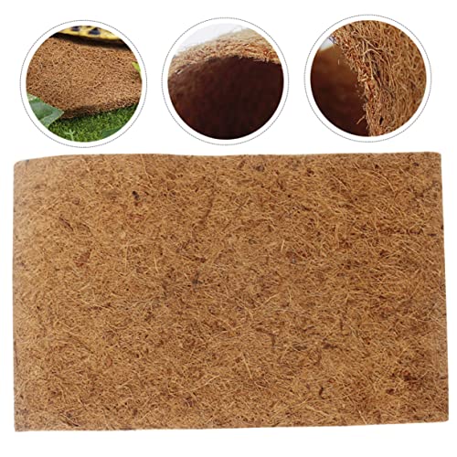 balacoo Reptile Carpet Mat Snake Bedding Liner Turtle Tank Carpet Lizard Bedding Bearded Dragon Tank Mat Reptile Cage Accessories