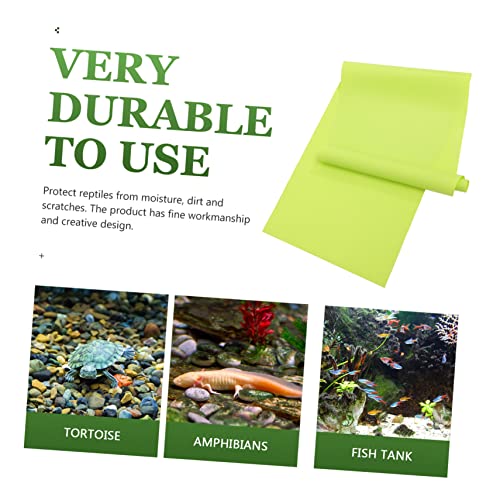 TOYANDONA 2Pcs Reptile Carpet Mat for Bearded Dragon Tank and Easy to Clean Terrarium Liner for Snakes Lizards and Turtles Habitat Flooring