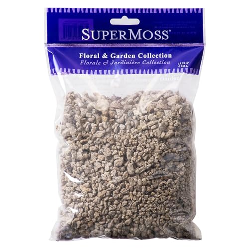 SuperMoss Horticultural Pumice Stone for Bonsai, Succulent, Cactus, Garden Soil Amendment 1/4″ Particle Size, 1 Quart Bag - size: 1 Quart