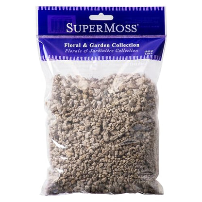 SuperMoss Horticultural Pumice Stone for Bonsai, Succulent, Cactus, Garden Soil Amendment 1/4″ Particle Size, 1 Quart Bag - size: 1 Quart