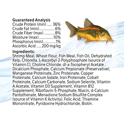 Aqueon Shrimp Pellets Sinking Food for Tropical Fish, Goldfish, Loaches, Catfish and Other Bottom Feeding Fish, 6.5 Ounces (Pack of 2) - size: 6.5 Ounce (Pack of 2)