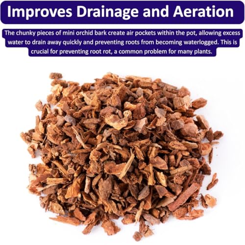 SuperMoss (23108) Orchid Potting Bark, 100% Natural White Fir Bark, 1/4", 2qt - size: 80.75 Cu. In., style: 1/4"
