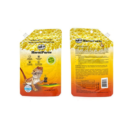 Bearded Dragon Reptile Food, Gecko Gel, Horned Lizard Fruit Puree, Leopard Gecko Food, Blue-Tongued Skink 80g