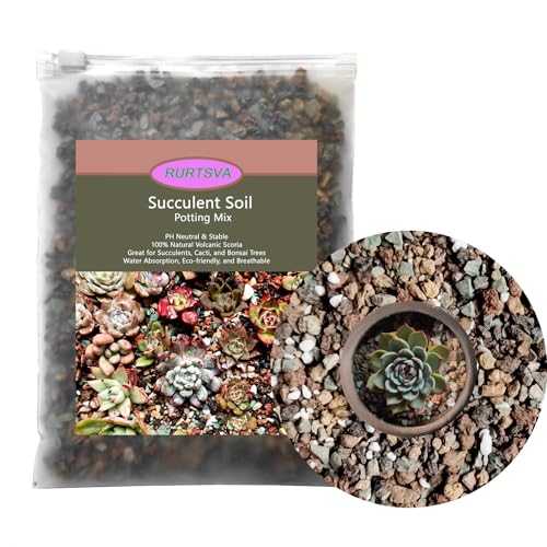 Rurtsva Mix Horticulturall 3lbs Lava Rocks Mixed Potting Soil for Plants Bonsai Succulents and Cacti Soil Decoration Gravel Volcanic Pumice Stones for Terrarium, Top Dressing, Fairy Gardening - size: 3LBS