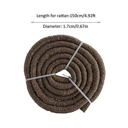 Zerodis Reptile Vines,Flexible Reptile Jungle Vines Rattan Pet Habitat Decor with Suction Cups for Climbing(l)