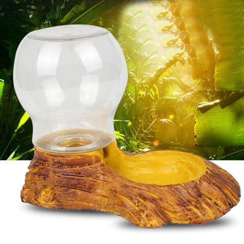 BESPORTBLE Automatic Water Feeder for Reptiles Crafted Smooth Bowl Week Supply Pet Drinking Fountain